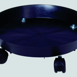 VAR Fahruntersatz für Kunststoff-Abfallbehälter 50 L – robustes Rollensystem auf 4 Lenkrollen | stationär & mobil | Made in Germany