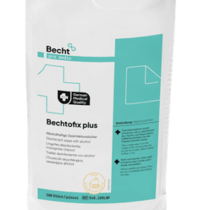 Bechtofix plus (100er Refill) vorgetränkte Desinfektionstücher für Wischdesinfektion & Reinigung.png