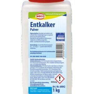 WECO Entkalker Pulver – 1 kg für effektive Kalkentfernung