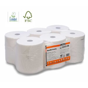 ZetRoll® B2B Handtuchrollen 2-lagig weiß FSC® saugfähige Einweghandtücher auf Rollen 150 m x 20 cm