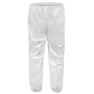 ChemMax 2 Chemikalienschutzhose polymerbeschichtet mit Gummizug im Bund CE Kat. III Typ 3B, weiß, VE 25 Stück