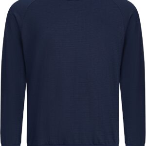 ESD-Sweatshirt 280 g/m² marineblau langarm Rundhals DIN EN 61340-5-1 Ableitwiderstand